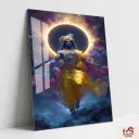 Shree Krishna Metal Poster | Divine wall Poster 005