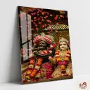 Shree Radha Krishna Metal Poster | Divine wall Poster 010