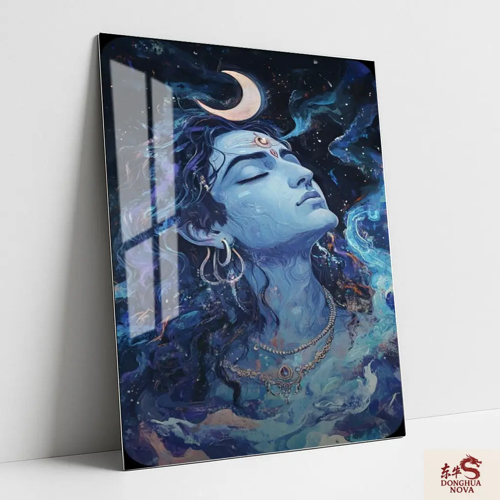 Lord Shiva Metal Poster | Divine wall Poster 012 (0.45mm)