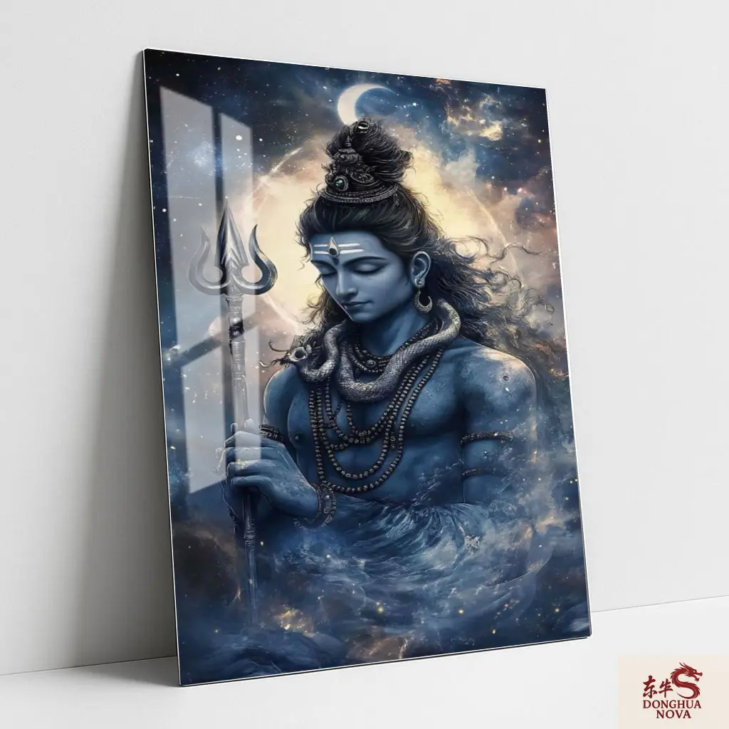 Lord Shiva Metal Poster | Divine wall Poster 013 (0.45mm)