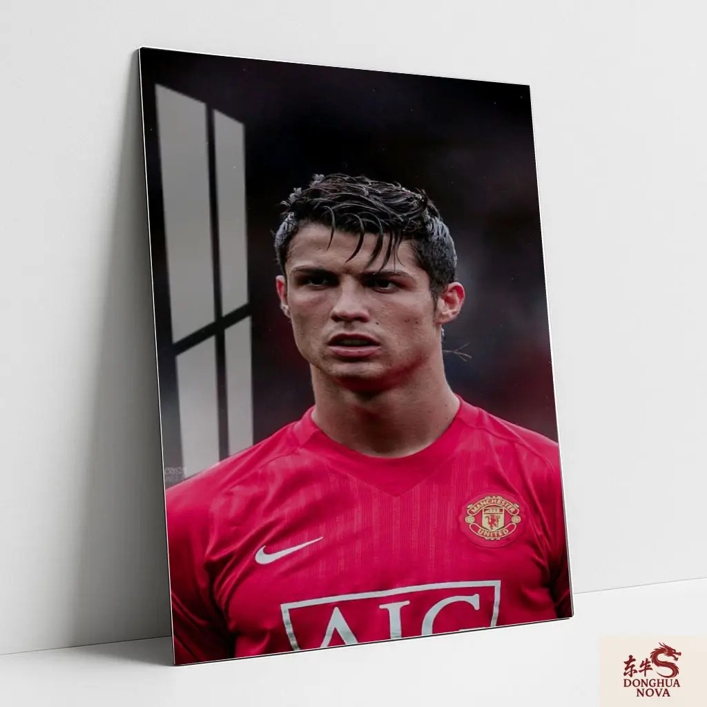 Cristiano Ronaldo Metal Poster | Games & Sports wall Poster 002 (0.45mm)