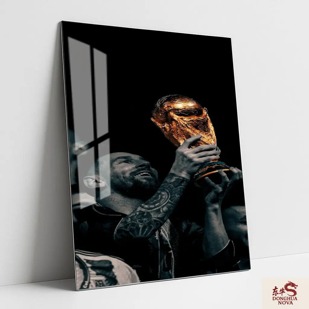 Leonel Messi Metal Poster | Games & Sports wall Poster 004 (0.45mm)