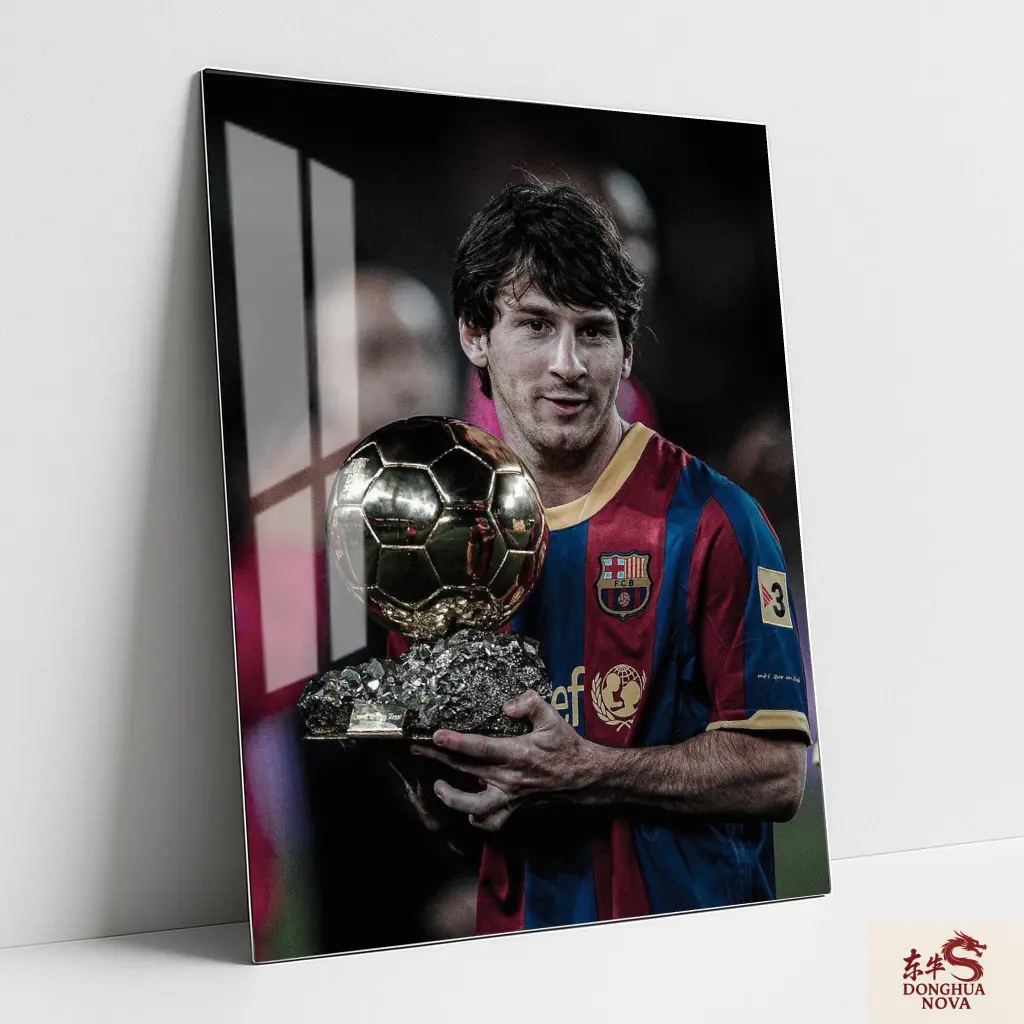 Leonel Messi Metal Poster | Games & Sports wall Poster 005 (0.45mm)