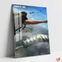 FREE FIRE SEASON 1 LOG IN PIC Metal Poster | Games & Sports wall Poster 008