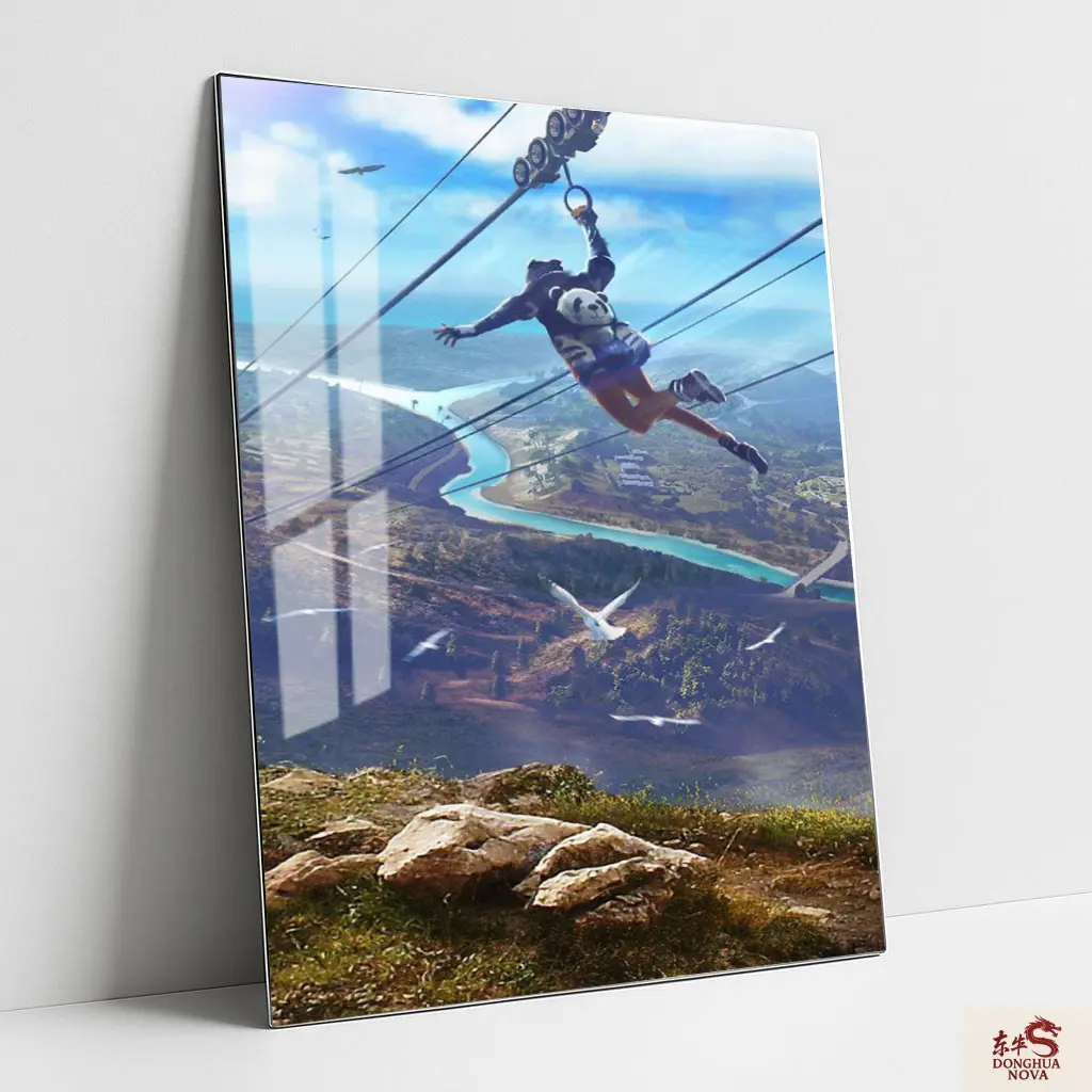 PURGATORY MAP Metal Poster | Games & Sports wall Poster 010 (0.45mm)