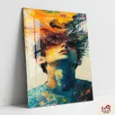Eruption Of Thoughts Metal Poster | Modern wall Poster 002