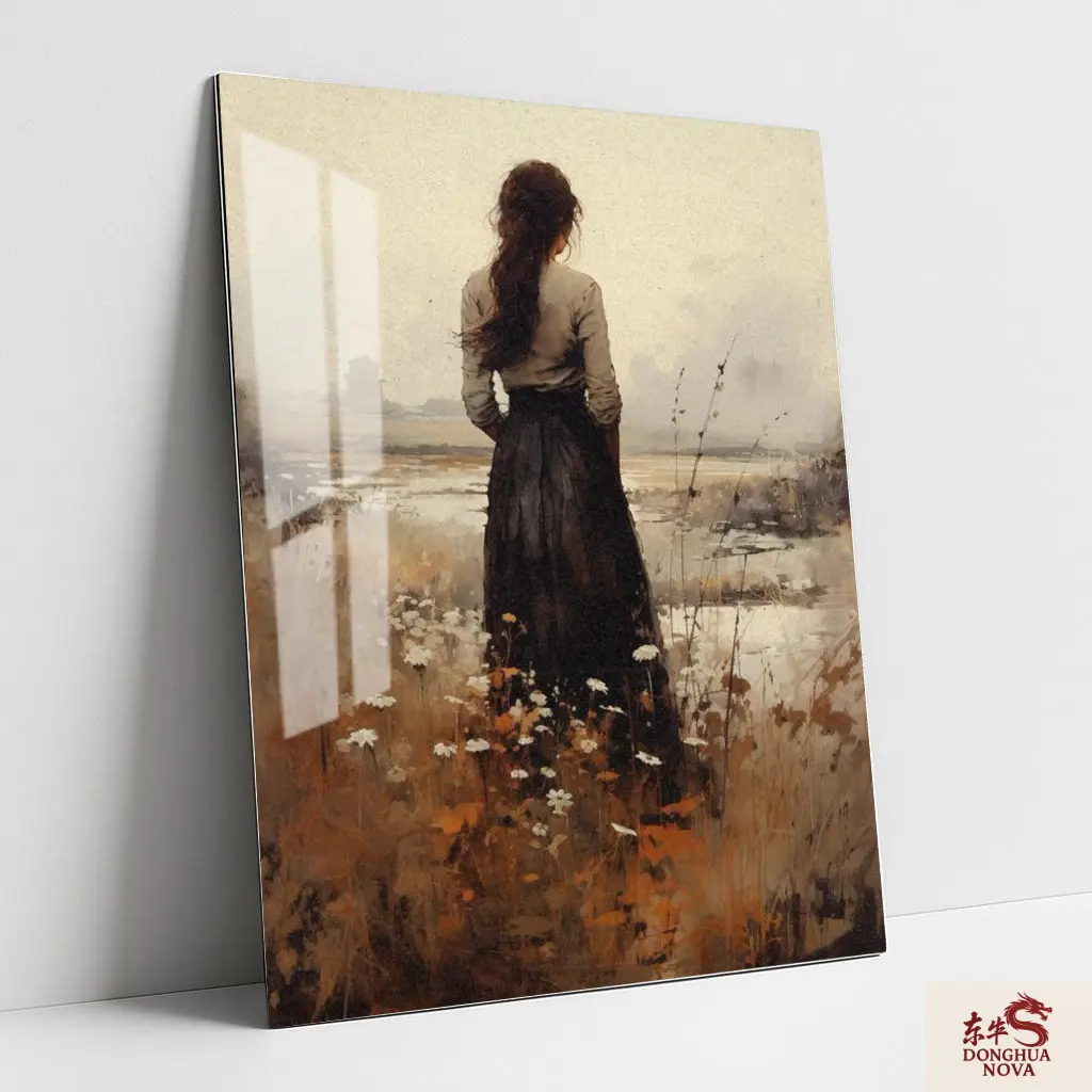 The Silent Longing Metal Poster | Modern wall Poster 003 (0.45mm)