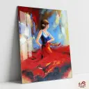 The Crimson Rhythm Metal Poster | Modern wall Poster 004