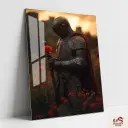 Knight Of Roses Metal Poster | Modern wall Poster 005