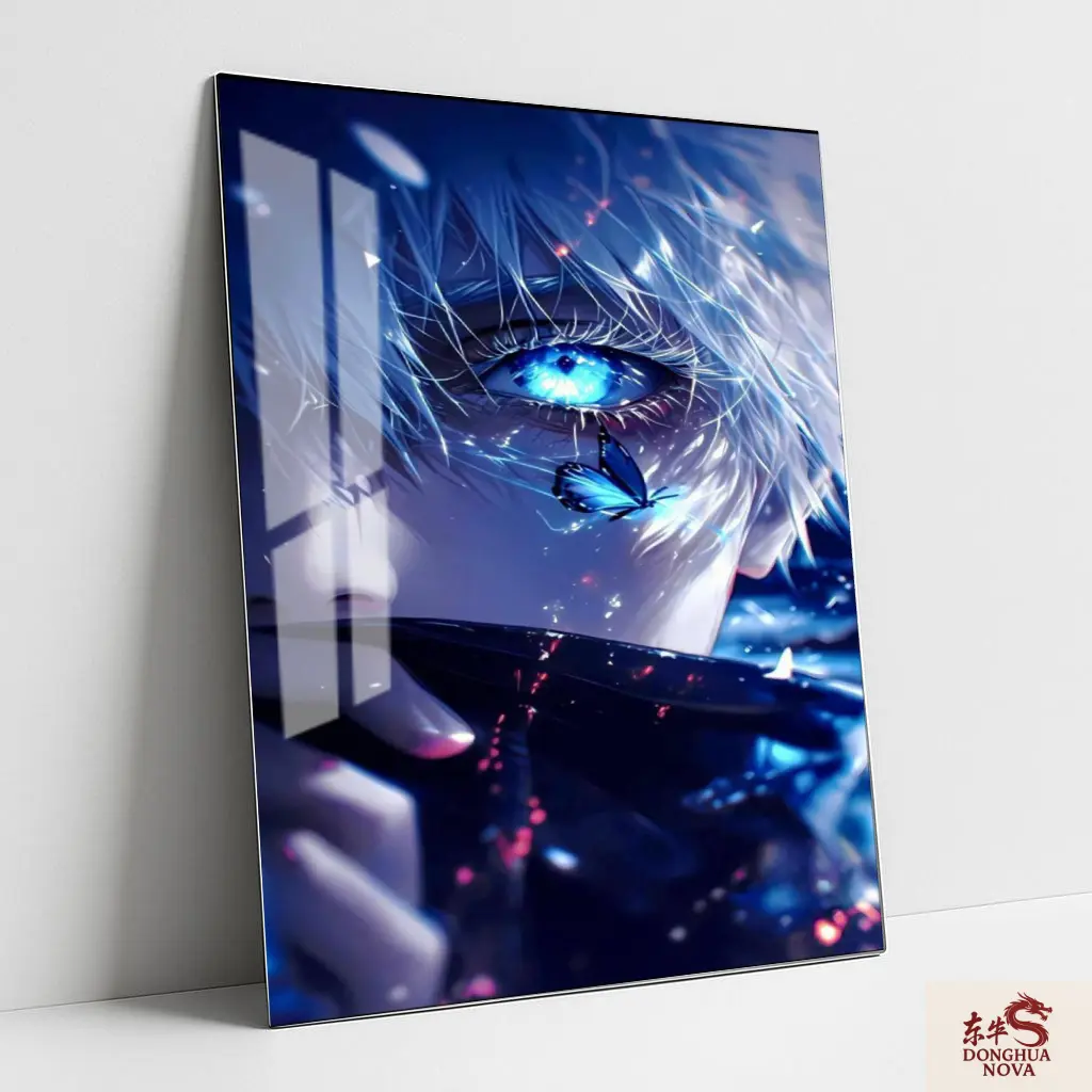 SATORU GOJO Metal Poster | JJK Anime wall Poster 002 (0.45mm)