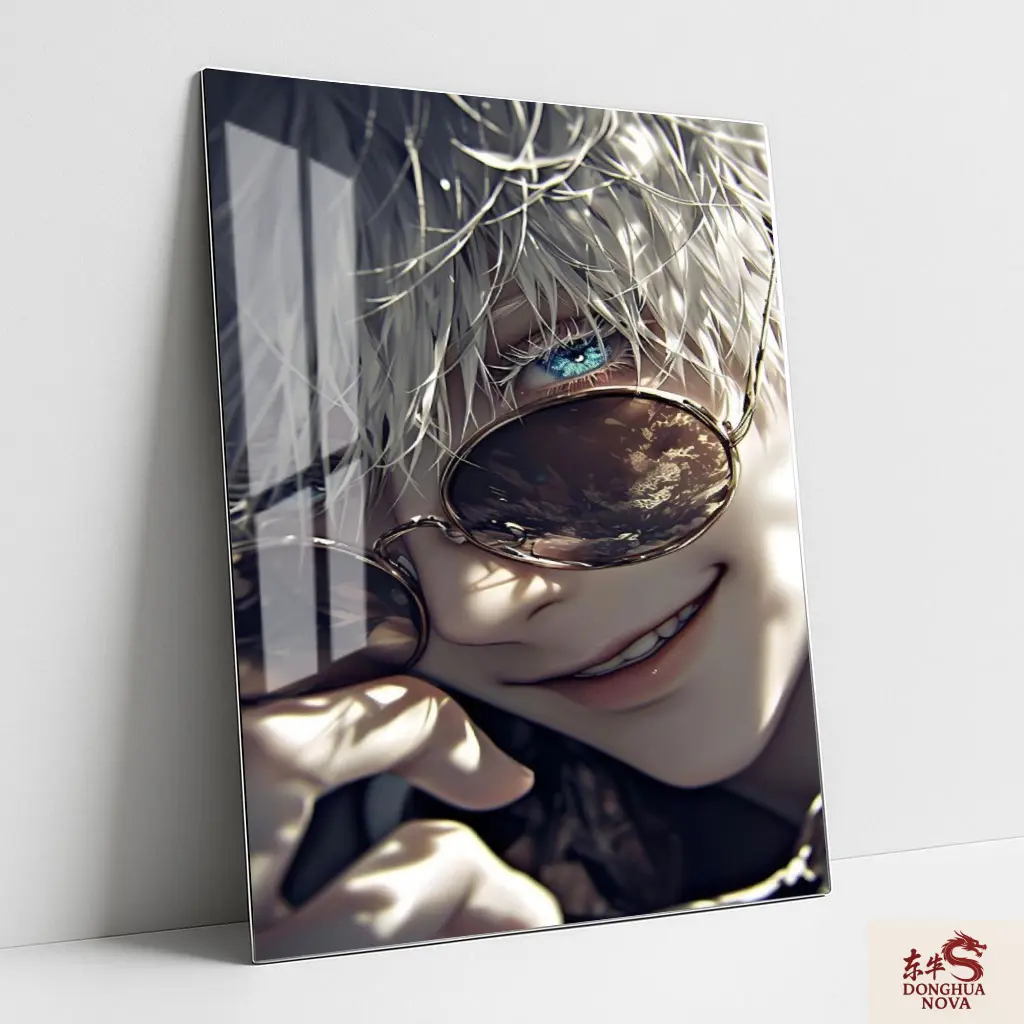 SATORU GOJO Metal Poster | JJK Anime wall Poster 004 (0.45mm)