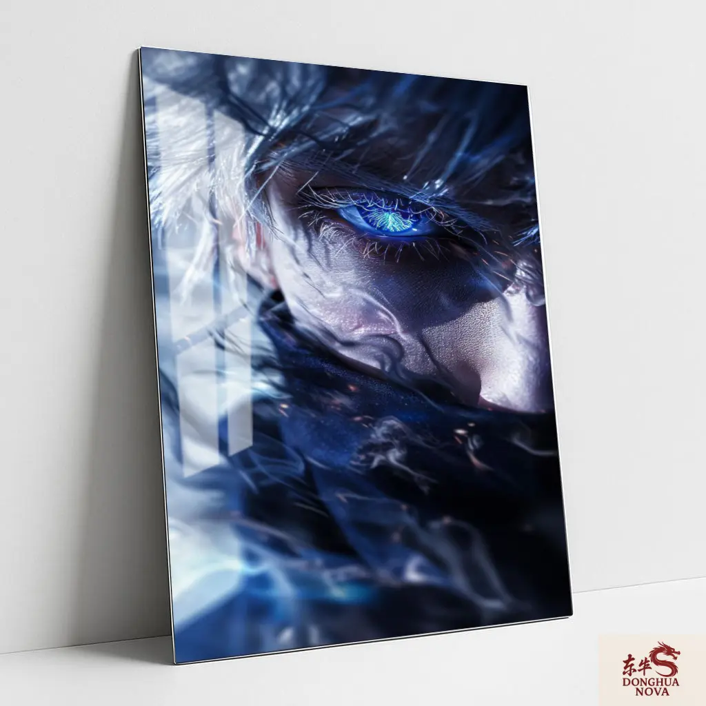 SATORU GOJO Metal Poster | JJK Anime wall Poster 005 (0.45mm)