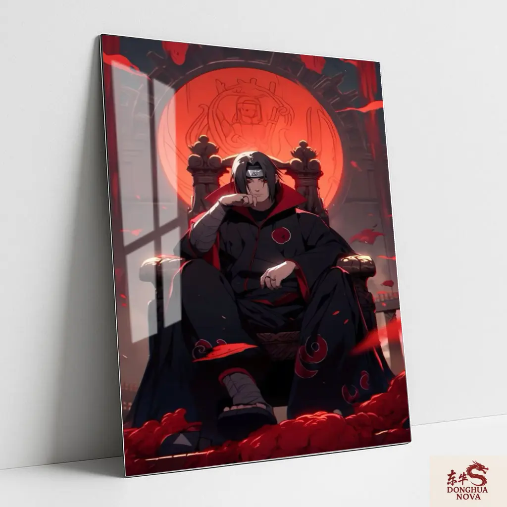 Itachi Uchiha Metal Poster | Naruto Anime wall Poster 006 (0.45mm)