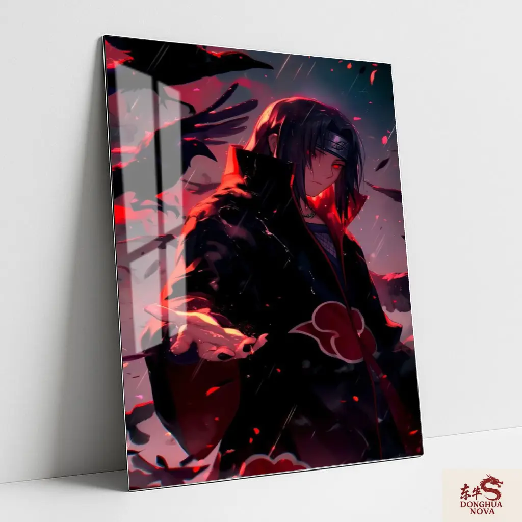 Itachi Uchiha Metal Poster | Naruto Anime wall Poster 007 (0.45mm)