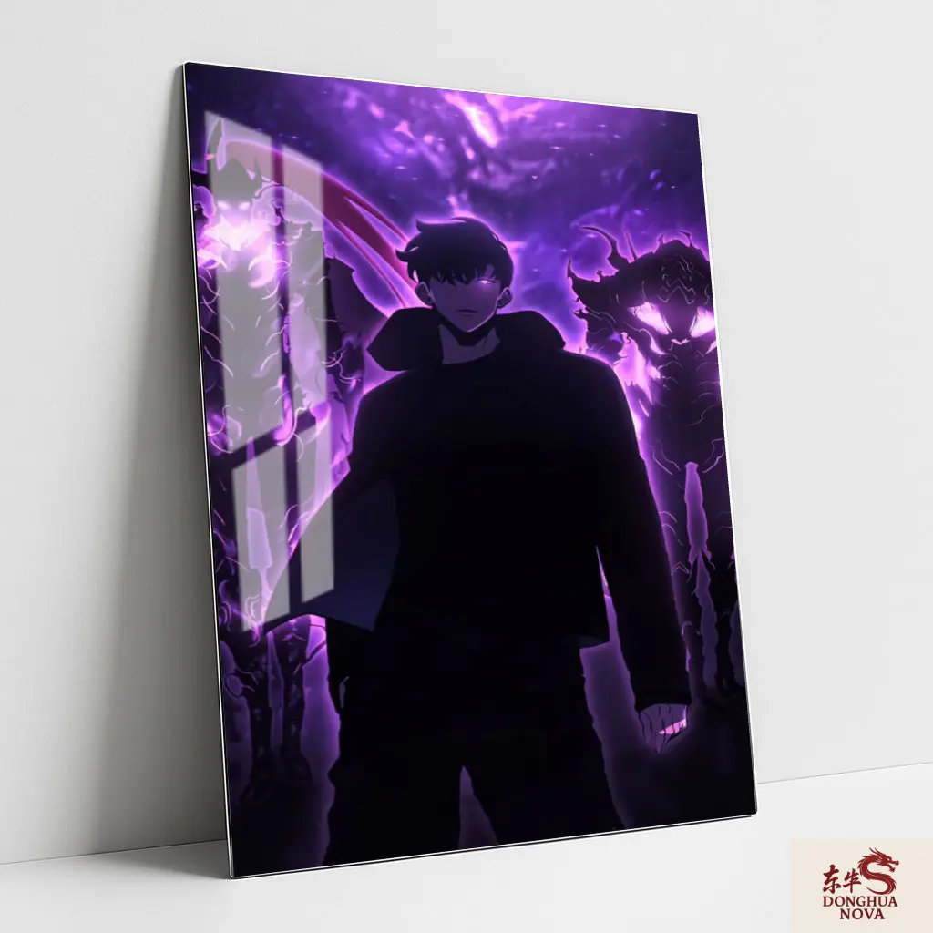 Sung Jin Ho Metal Poster | Solo Leveling Anime wall Poster 010 (0.45mm)