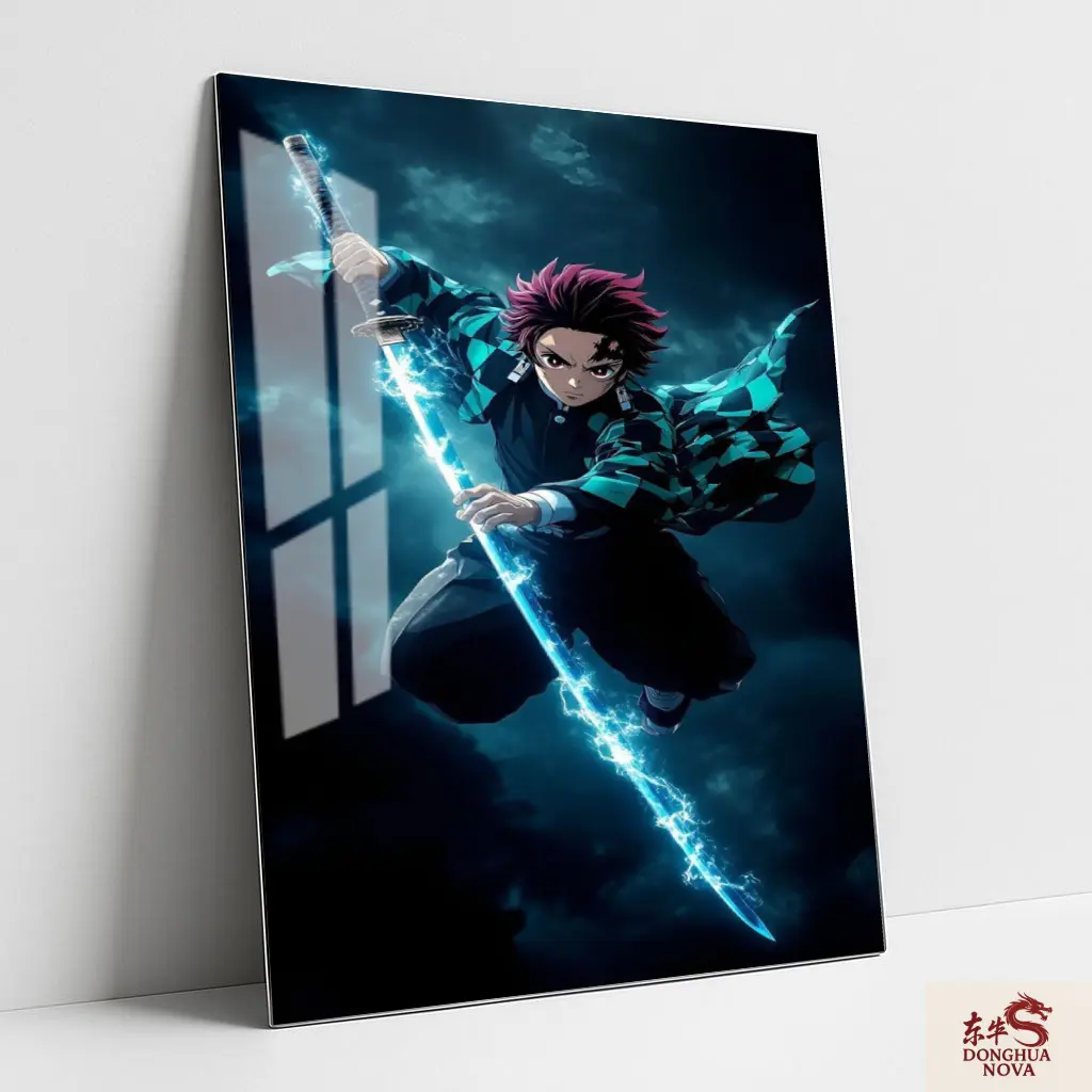 Tanjiro Metal Poster | Demon Slayer Anime wall Poster 015 (0.45mm)