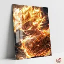 GOKU SS2 Metal Poster | DBZ Anime wall Poster 017