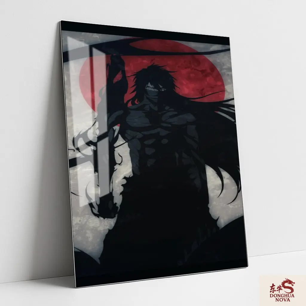 ICHIGO FINAL GETSUGA TENSHOU Metal Poster | Bleach Anime wall Poster 019 (0.45mm)