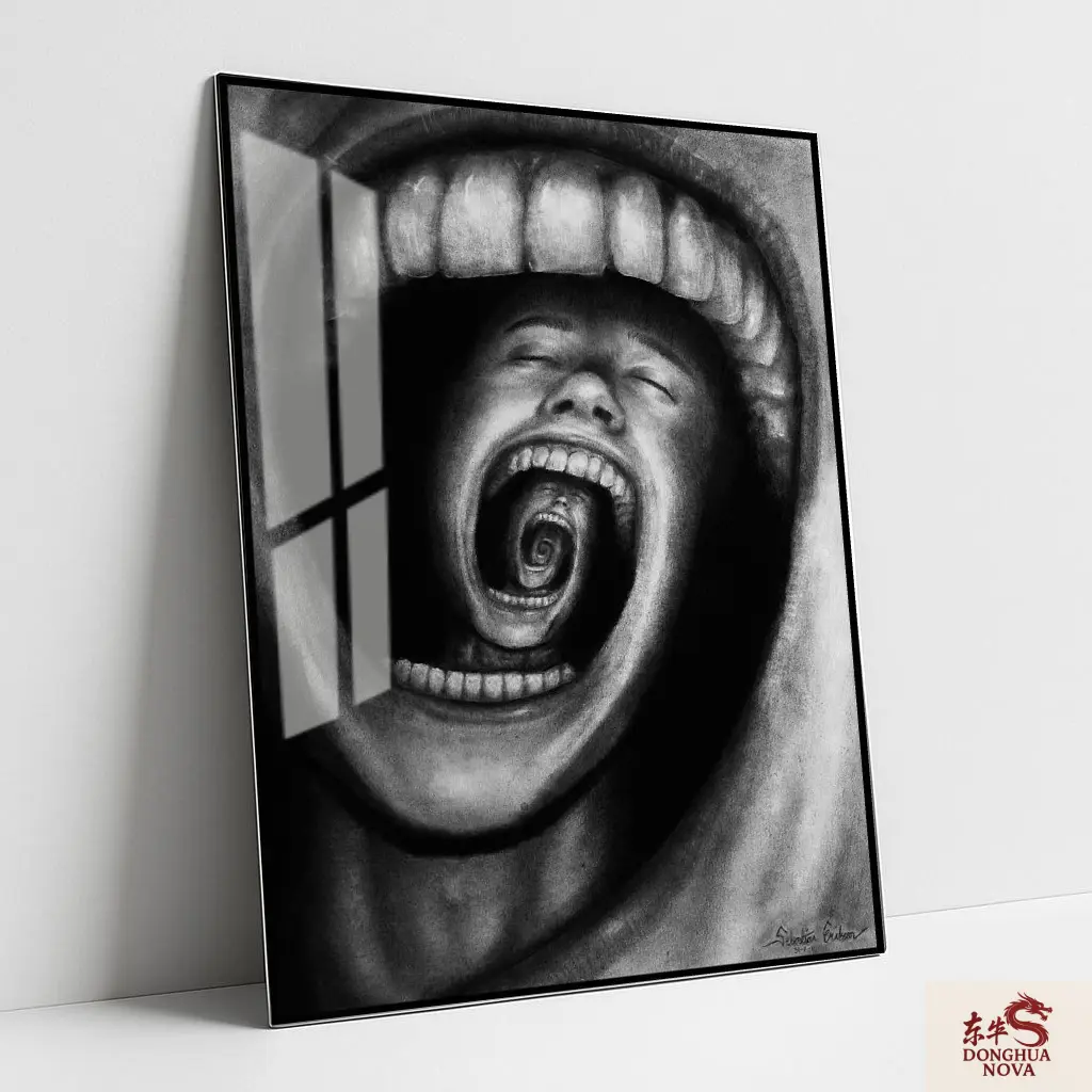  Endless Scream Metal Poster | Modern wall Poster 001  (0.45mm)